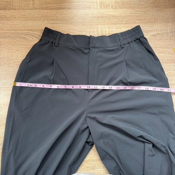 New ALO High Waist Dreamscape Trousers Wide-Leg Pants Anthracite Small - Picture 8 of 12